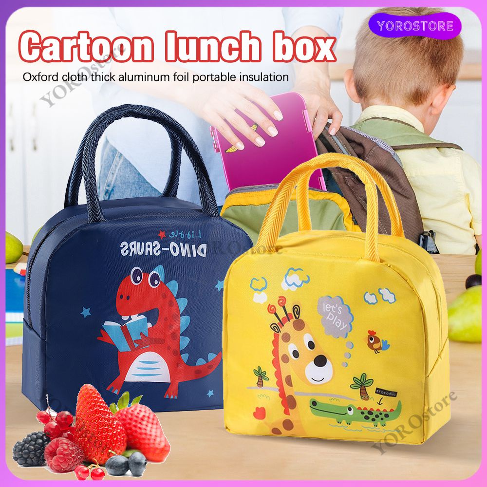 Insulated lunch bag Japanese cartoon tote bag waterproof student lunch