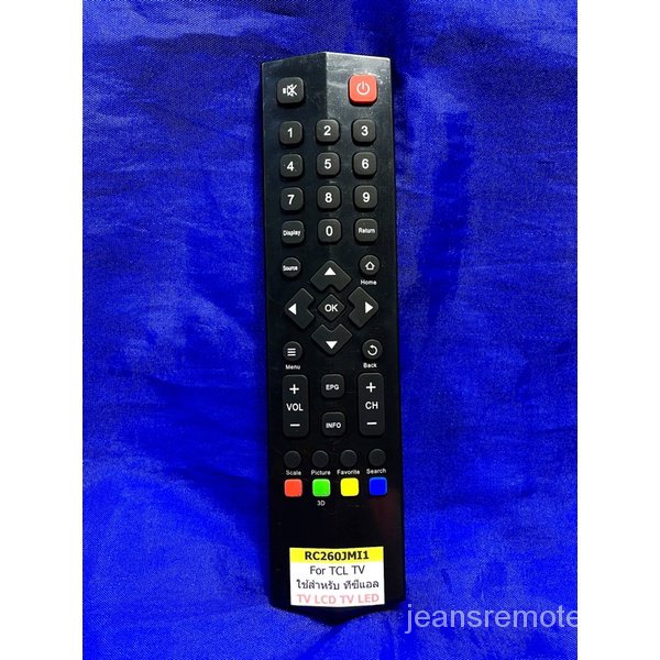 TV remote control TCL lcd/led remote code rc260jmi1 | Shopee Philippines