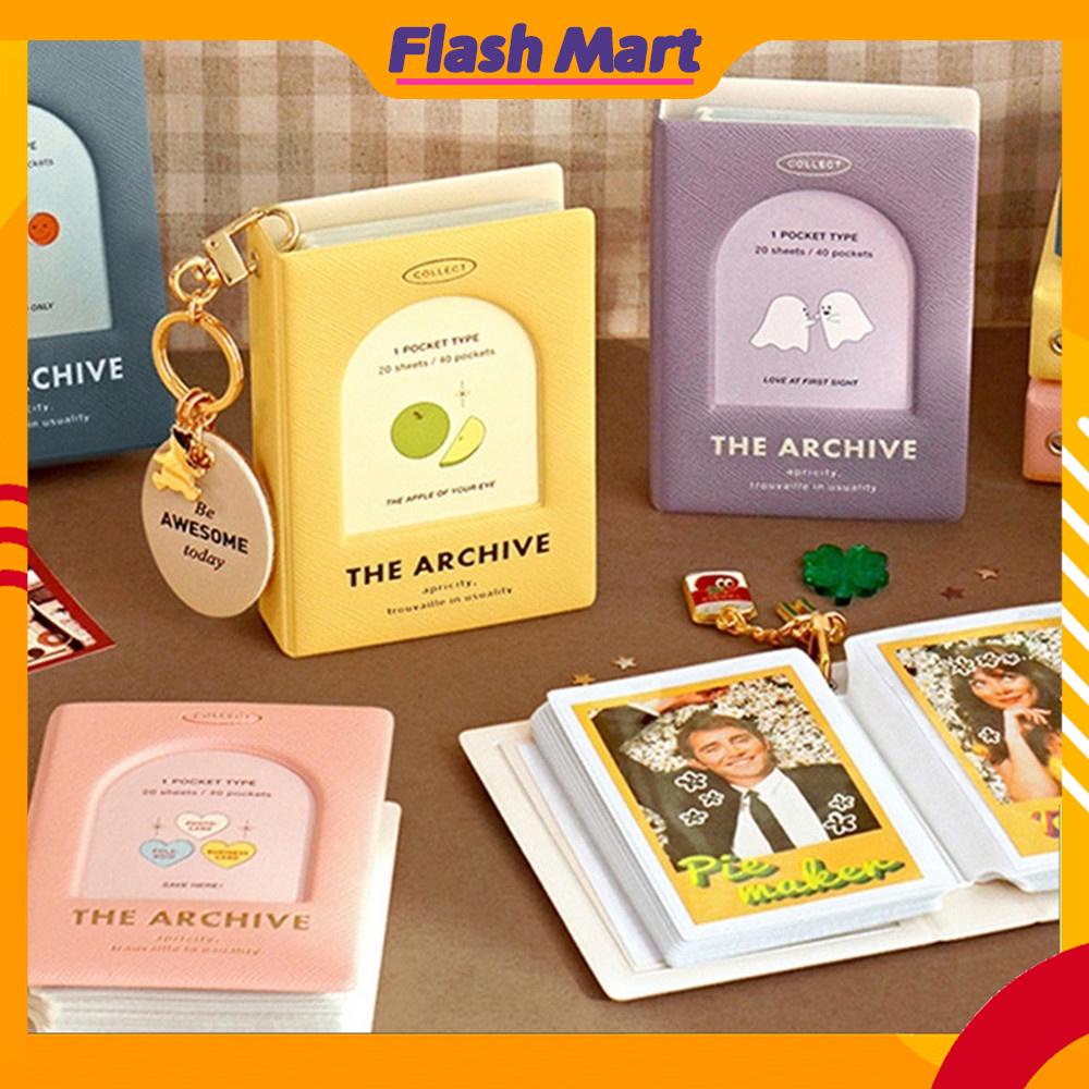 3 Inch Mini Photo Album Photocard Heart Collect Book LOMO Card Holder ...