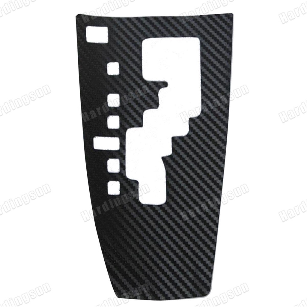 1pcs Carbon Fiber Protection Gear Shift Knob Panel Sticker Cover Case ...