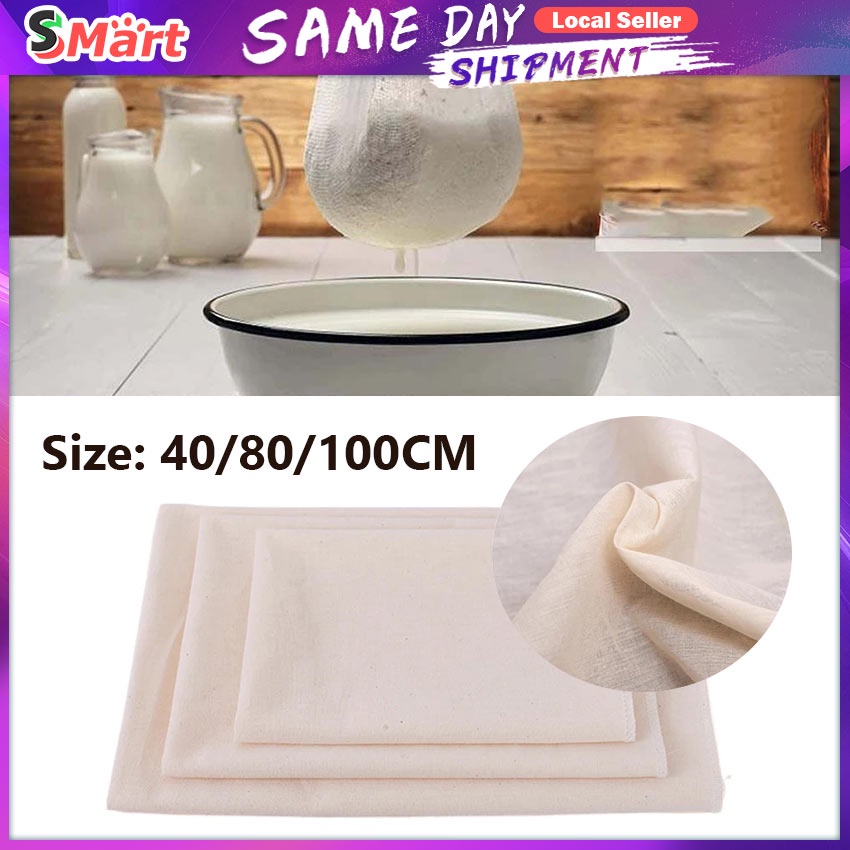 【In Stock】Cheesecloth Tea Yogurt Coffee Filter Strainers Bag Cheese