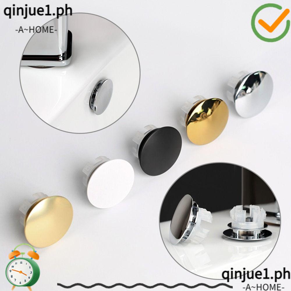 QINJUE1 Wash Basin Overflow Ring Plug, double layer Round Sink Overflow