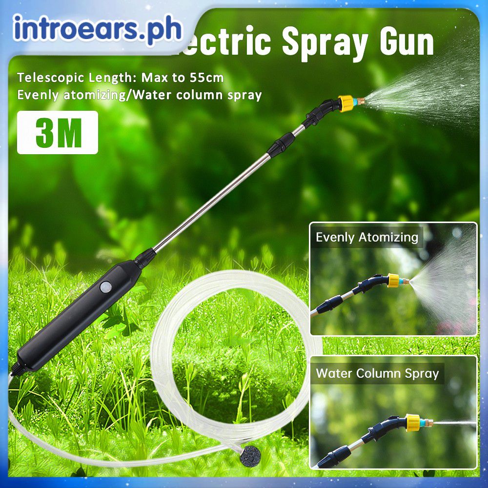 INTR INTR Automatic Electric Spray Gun Agriculture Garden Plant Watering Portable With Sprayer