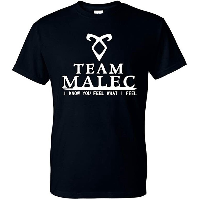 Team Malec Tshirt Shadowhunters | Shopee Philippines