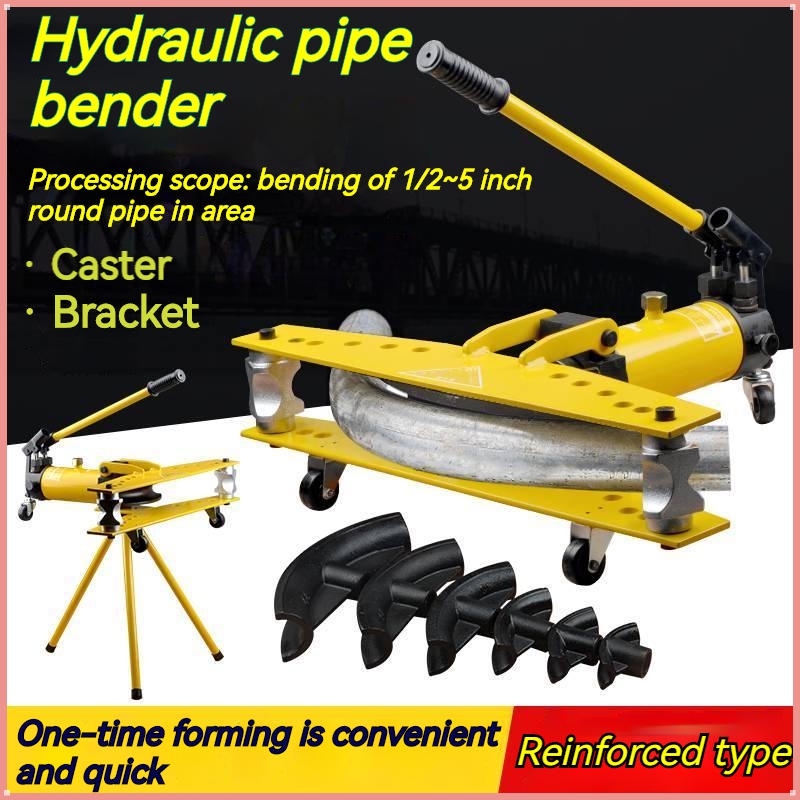 Manual electric hydraulic pipe bending machine SWG1 "galvanized iron