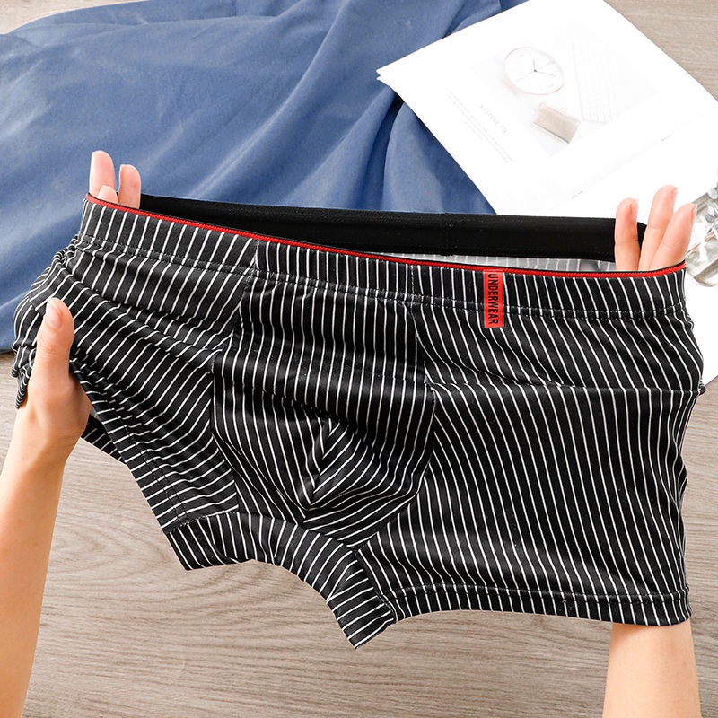1/3PCs boxer underwear for men stripe men underwear briefs men boxer ...