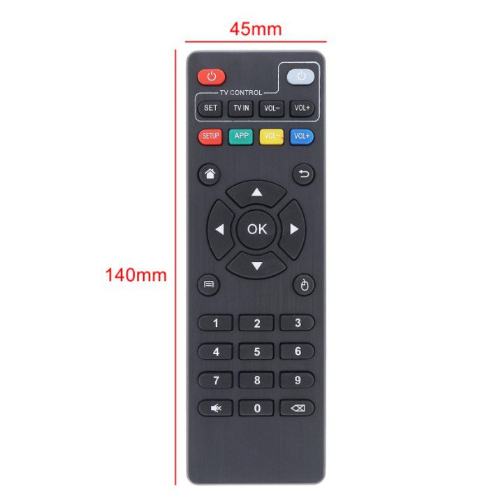 MXQ PRO 4K Remote Control Replacement Remote with Long Transmission ...