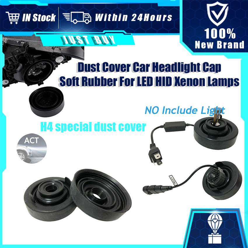 80MM Car Headlight Dust Cover For LED Xenon Lamps Soft Rubber