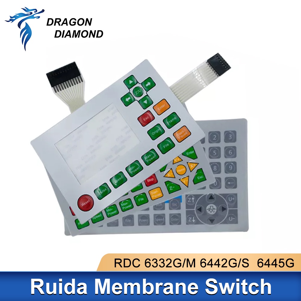 Dragon Diamond Ruida Membrane Switch For Laser Engraver RDC6332G ...
