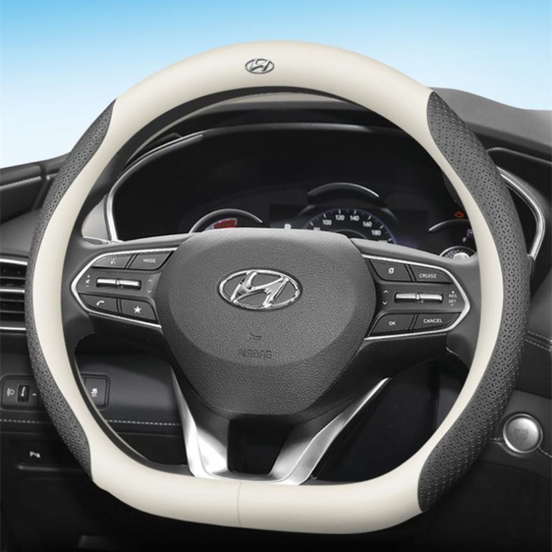Hyundai leather steering wheel cover Creta Pallsade Tucson Reina