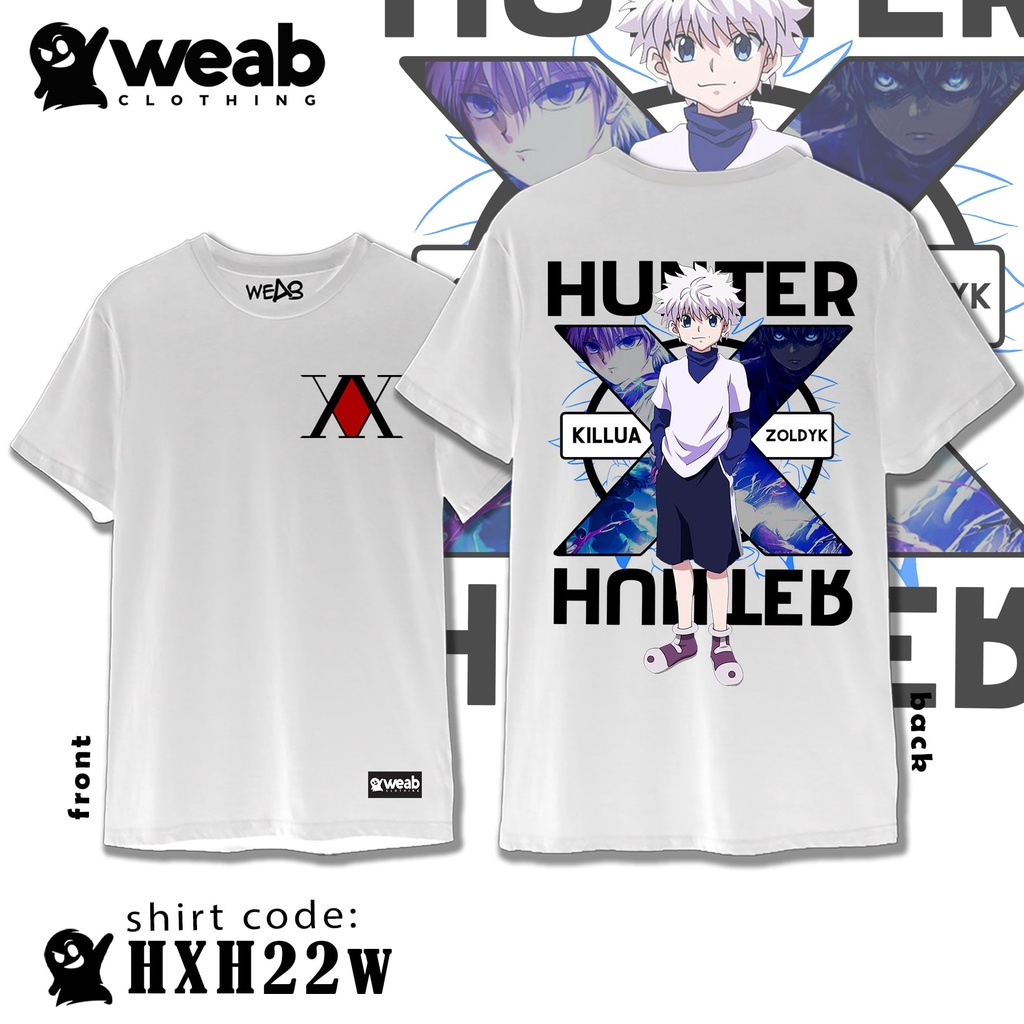 Anime shirt - WEAB.clo - HUNTER X HUNTER T-SHIRT KILLUA ZOLDYK | Shopee ...