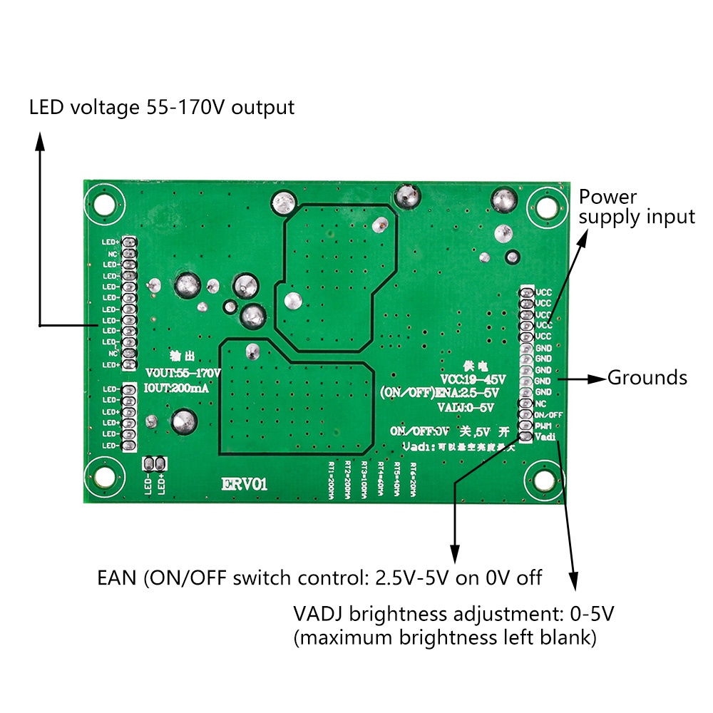 Occkic LED LCD TV Driver Board Universal 34-72 inch TV Backlight ...