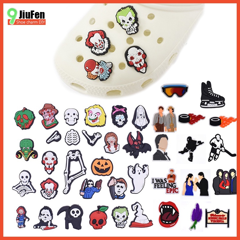 Jibbitz Halloween Catchbutton Cartoon Vampire Skeleton Personality