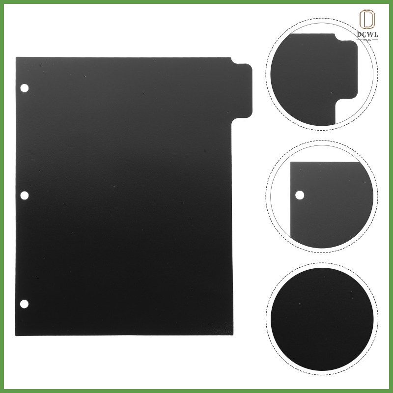 5 Sheets Organizer Plastic Binder Dividers Binder Tabs Dividers Binder
