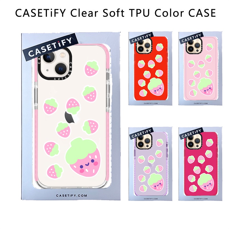 CASECASE X Strawberry by BeckyCas Colored Mosaic Red Pink Purple