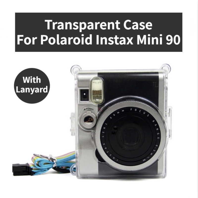 [Ready Stock] Transparent Case For Instax Mini 90 Camera Bag Hard Shell  Mini90 Camera Case