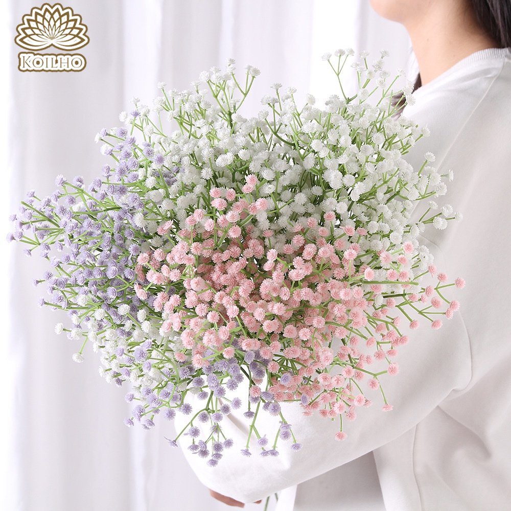 Artificial Baby's Breath Gypsophila Silk Flowers Bouquet Home Wedding