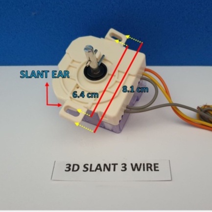 WASHING MACHINE TIMER 3W 5W 6W wire 3d sharp eureka flat slant timer ...