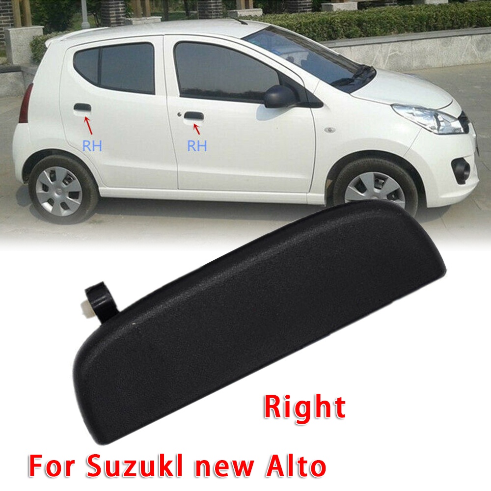 Door Handle Left/Right For Suzuki New Alto Parts Exterior Black Outdoor