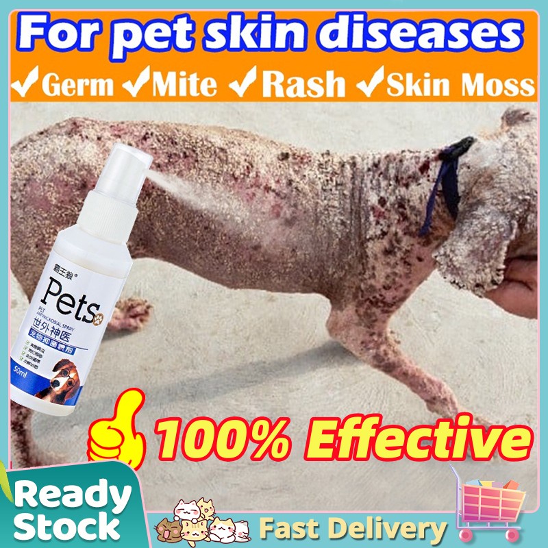 View of Pet Anti Fungal Spray 50ml Dog Skin Disease Treatment Dog Allergies ...