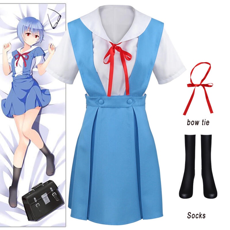 Neon Genesis Evangelion Asuka Langley Soryu Cosplay Costume main image 1