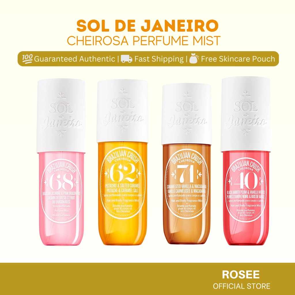 Sol De Janeiro Brazilian Crush Perfume Mist 90ml - 40 Bom Dia, 68 Beija ...