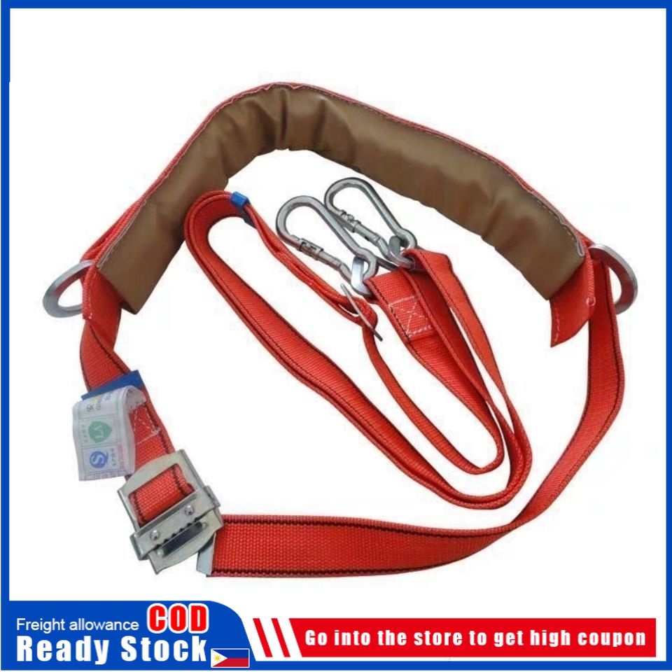 Aerial work safety belt, fence climbing pole safety rope fall