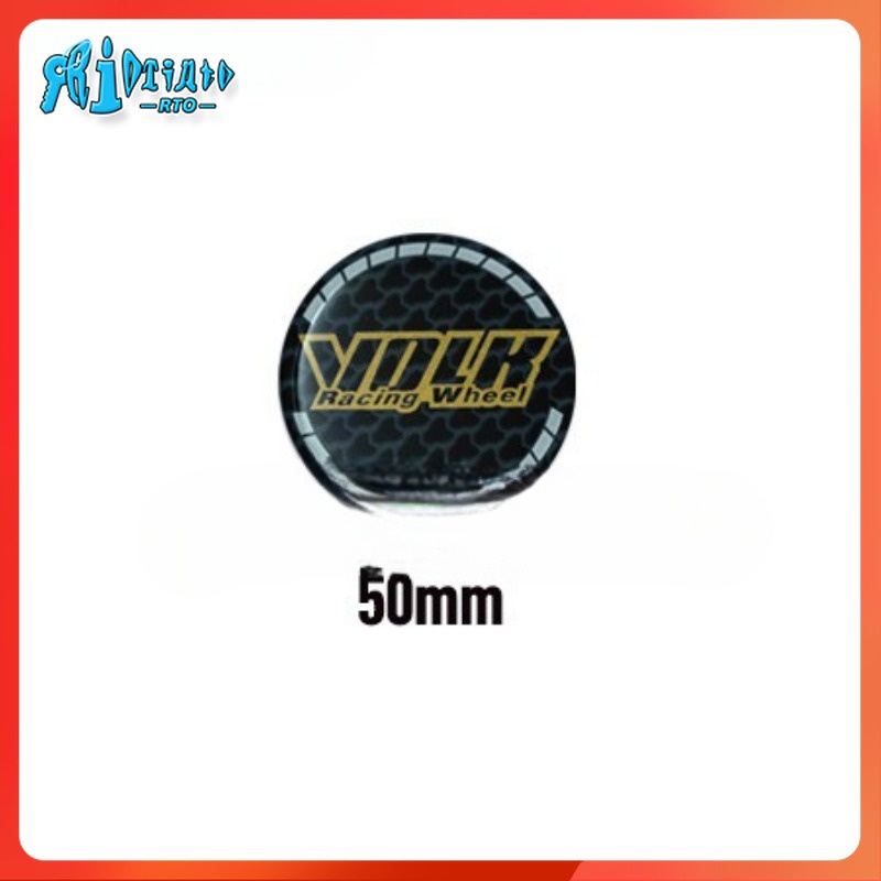 RTO 4PCS/lot 45mm 50mm 56mm 65mm Car Wheel Center Cap Emblem Sticker ...
