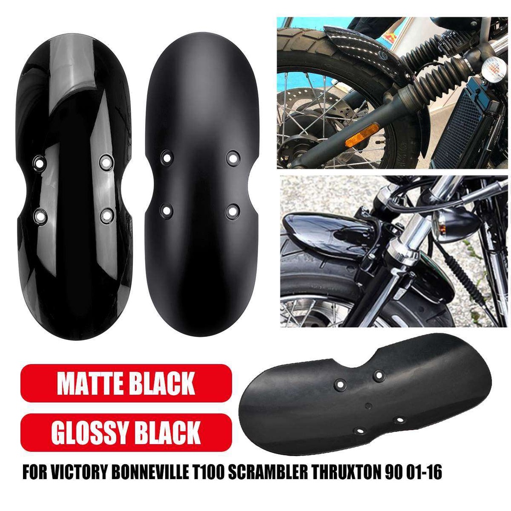 Cafe Racer Motorcycle Front Mudguard Fender Mud Guard Fairing Plastic ...