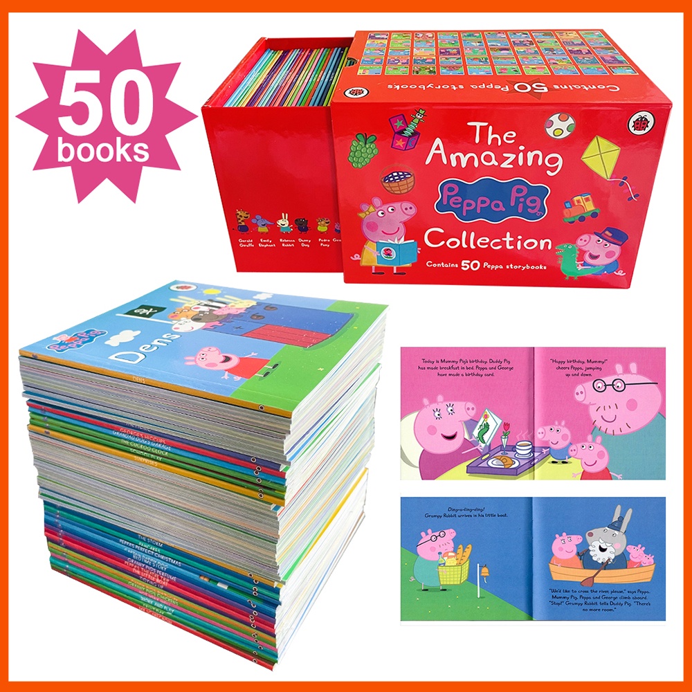 Peppa Pig Book Set: Amazing Peppa Pig Collection English Story Book for ...