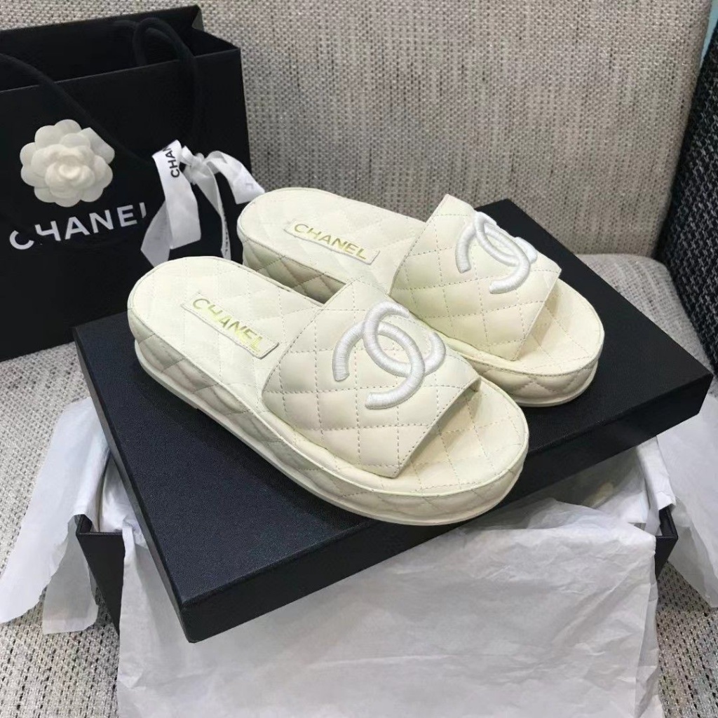 High version platform bottom genuine leather 2023 Summer new women's ...