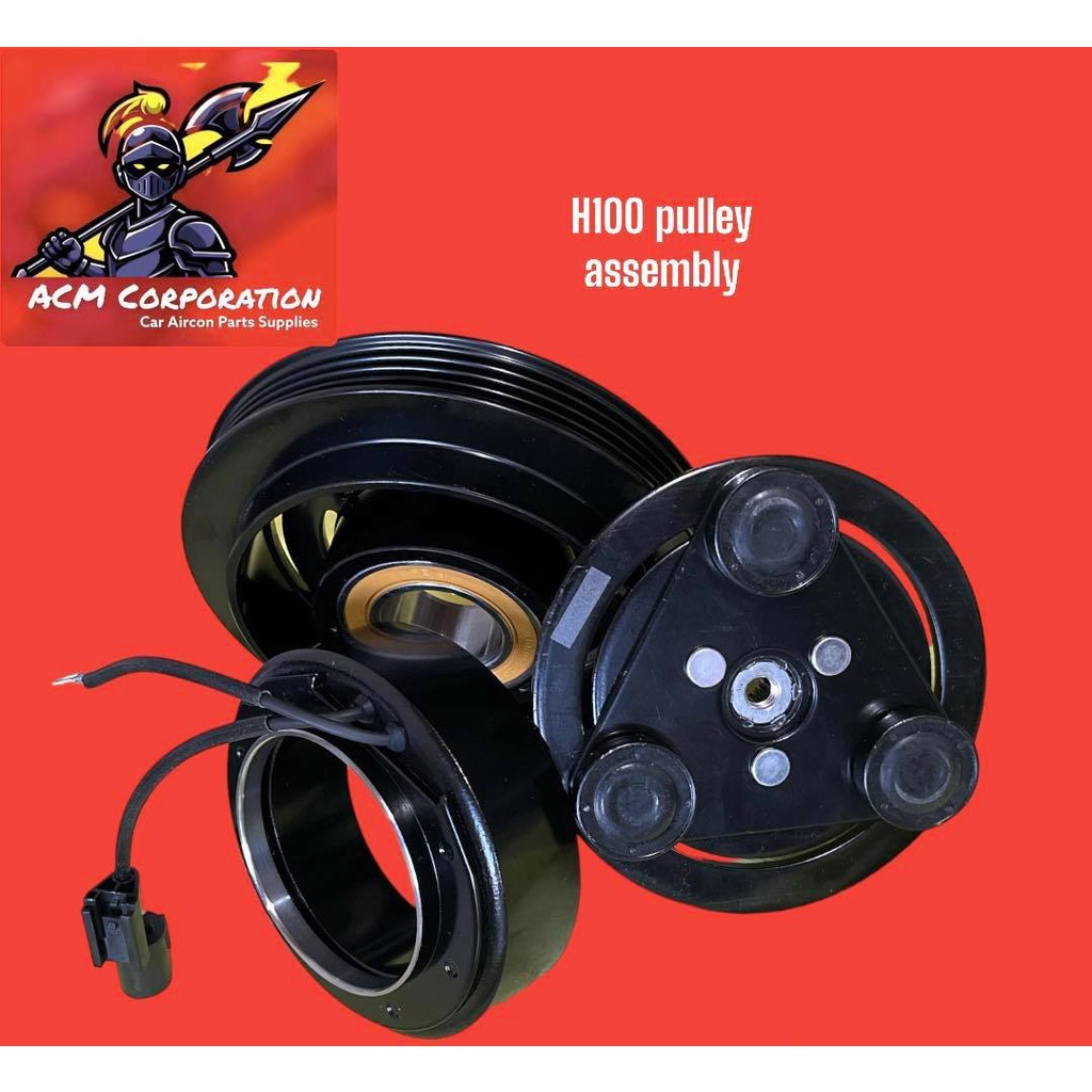 Hyundai H100 Pulley Assembly Compressor Car Aircon Magnetic Clutch Hub ...