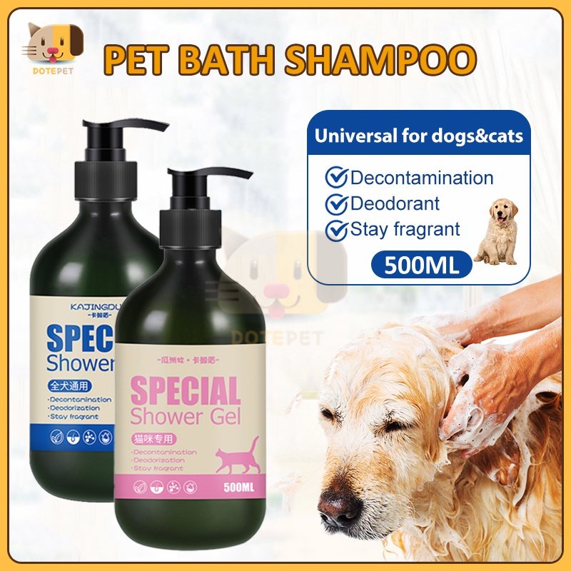 500ml Dog Shampoo Pet Cat Puppy Shampoo Shower Gel Dog Bath Lotion