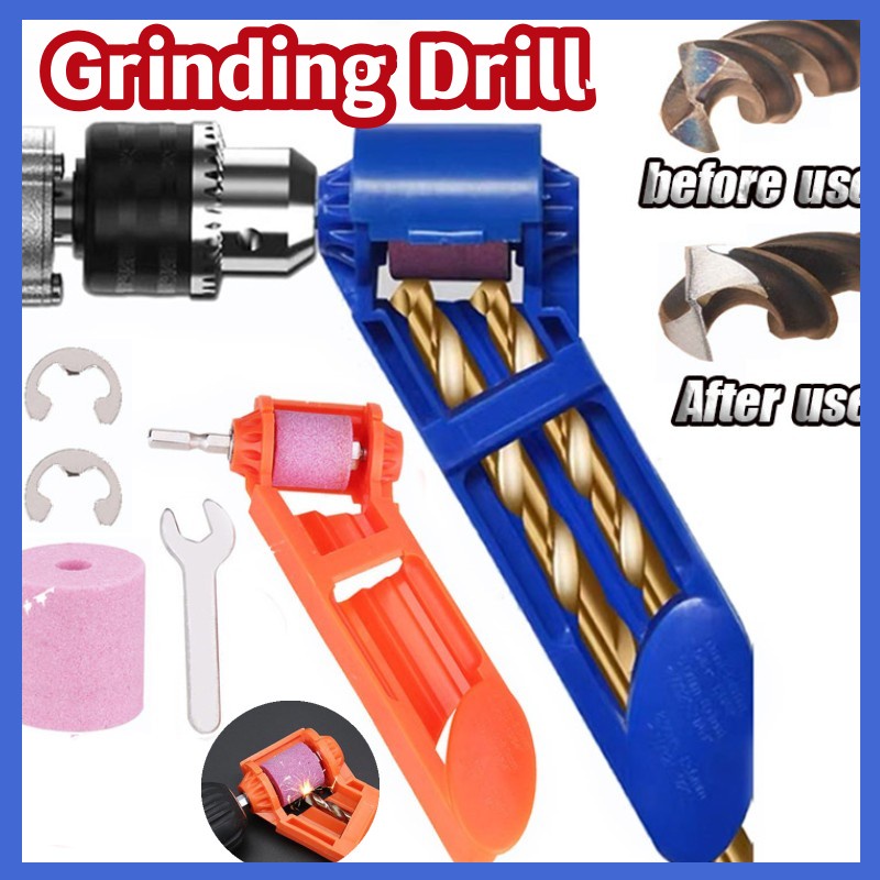 2-12.5mm Portable Drill Bit Sharpener Corundum Grinding Wheel Portable ...