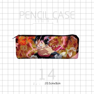 Sy One Piece Luffy Anime Cartoon Pencil Case Canvas Student Pencil 