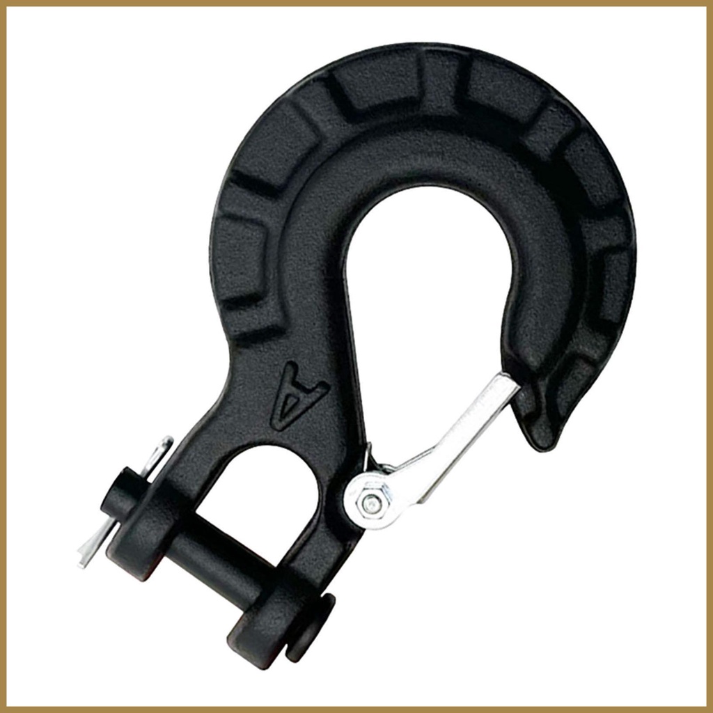 Swivel Lifting Hook 650kg Capacity With Safety Latch 304 Stainless Steel Slip Hook For Rigging Lifting Towing And Crane Applications