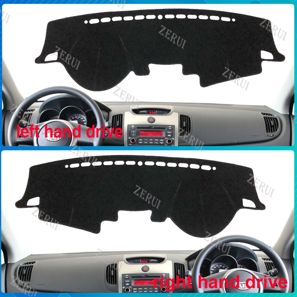 ZR For Car Dashboard Dash Mat Cover Rug Protective Carpet for KIA Forte 2009 2010 2011 2012 2013