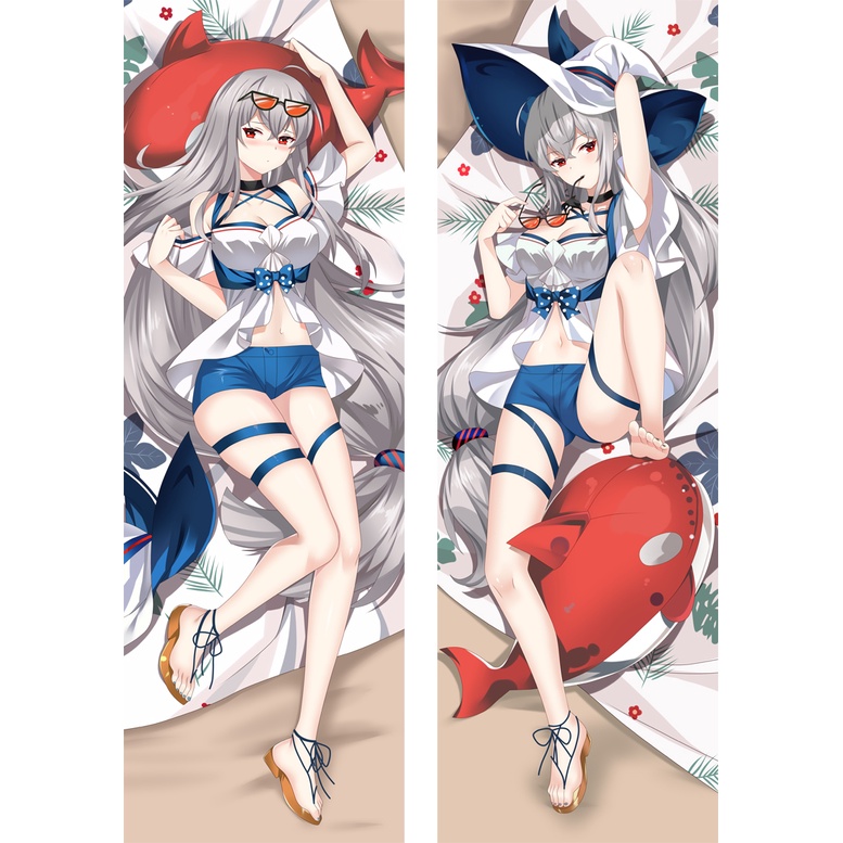 Dakimakura Anime Azur Lane Double Sided Print Life Size Body Pillow Cover 50150cm Shopee 7212