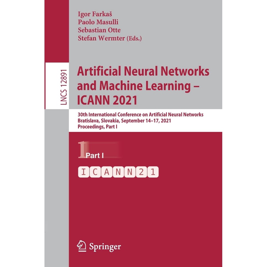 [sgstock] Artificial Neural Networks and Machine Learning – ICANN 2021 ...