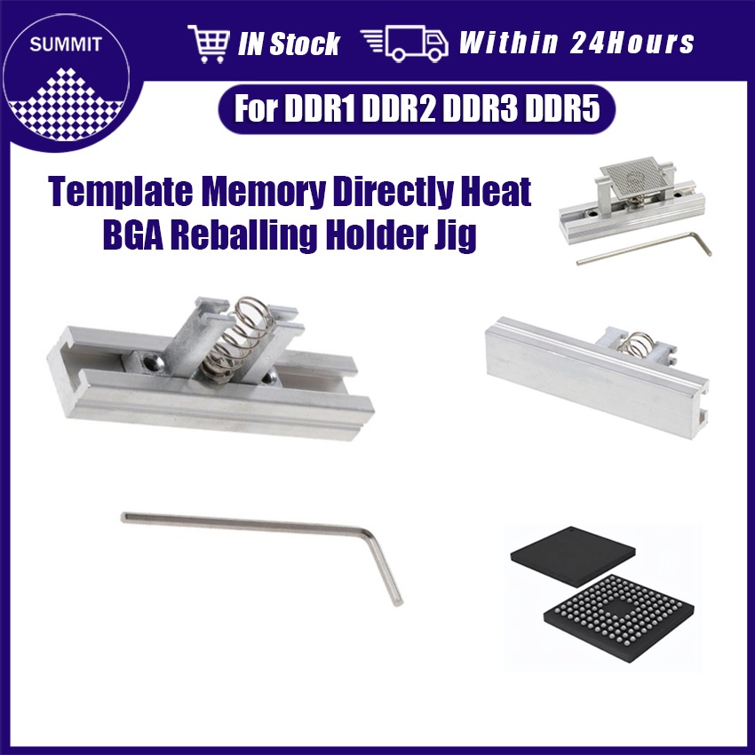 Directly Heated BGA Reballing Station Kit - Small Stencil Template & Solder Station For Chip Repair 1 thumbnail image