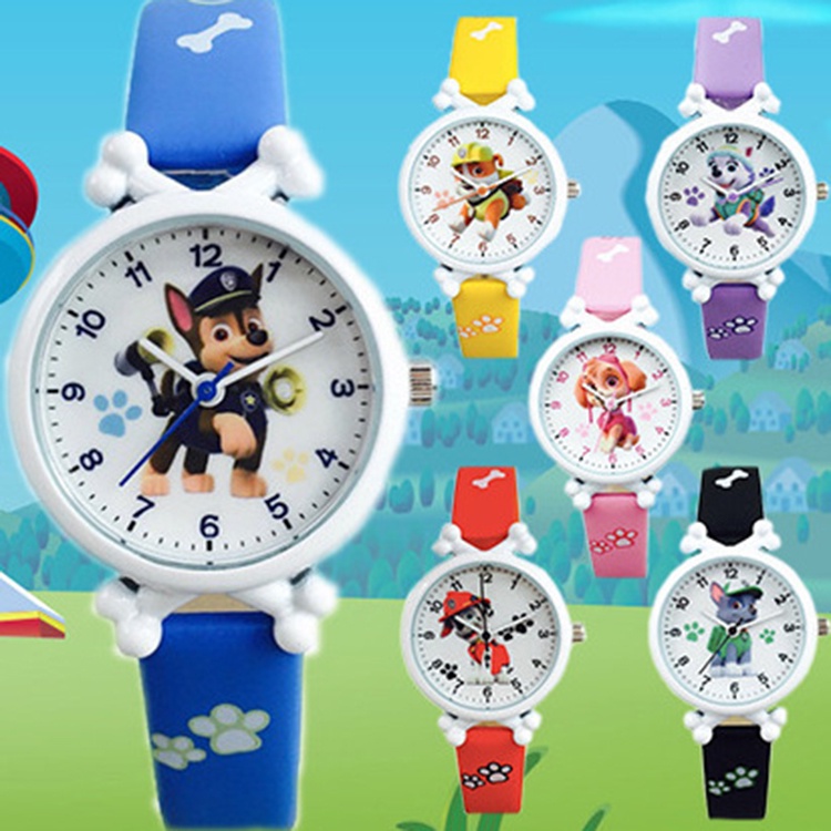 Cute Paw Patrol Dogs Cartoon Girls Boyz Watch Bracelet Trendy Student
