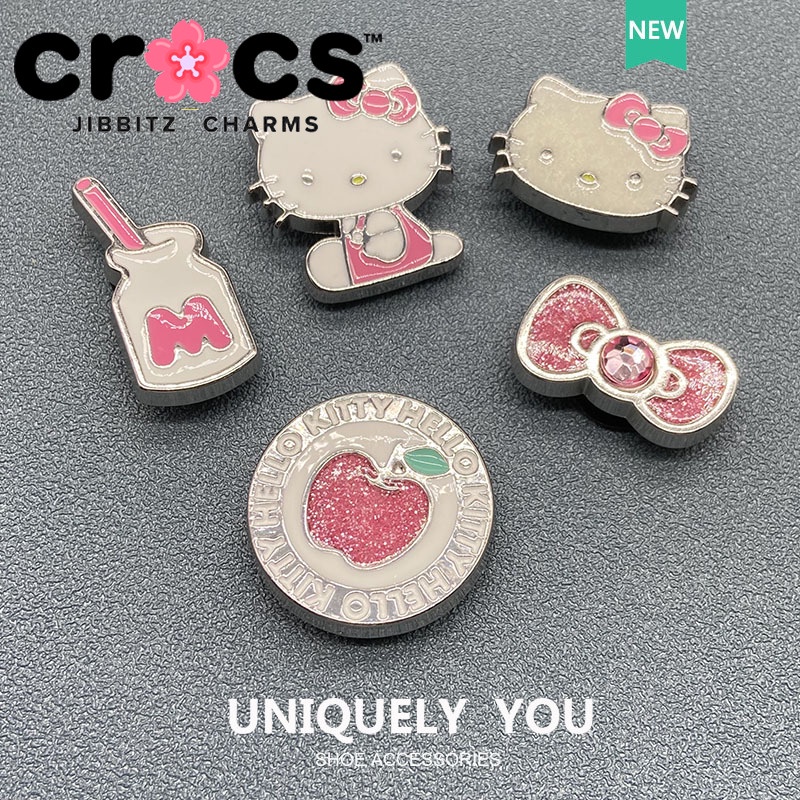 jibbitz crocs hello kitty Metal Shoe Buckle Hole Accessories 2023 New