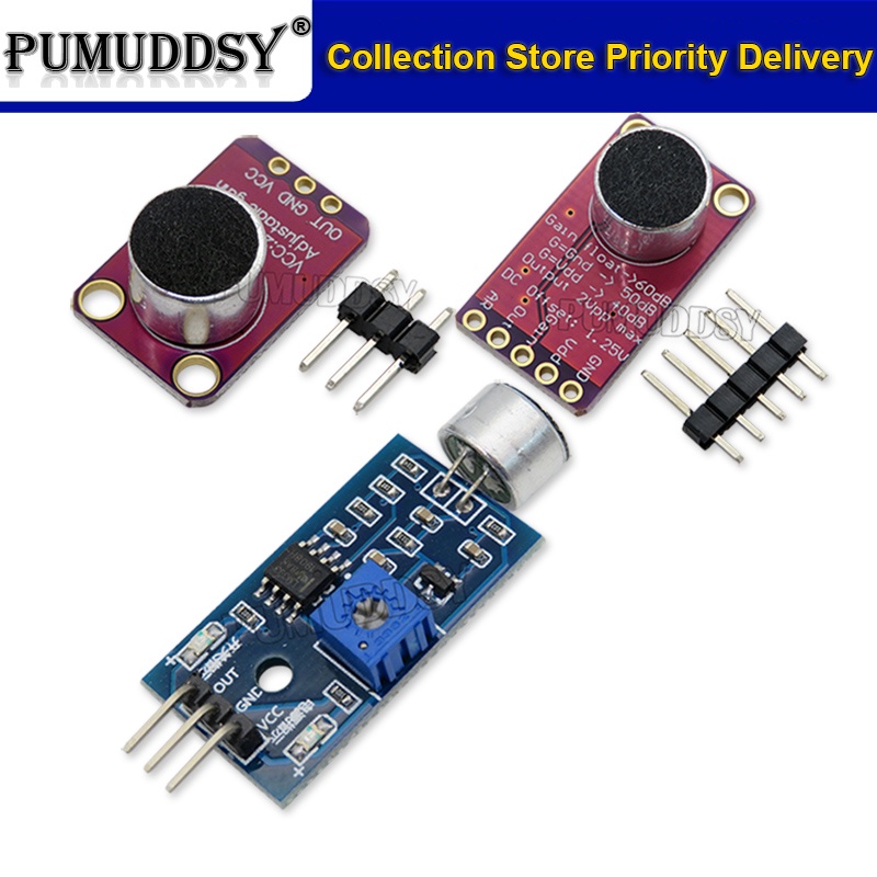 MAX4466 MAX9814 Sound Sensor Module Sound Control Sensor KY-037 Switch ...