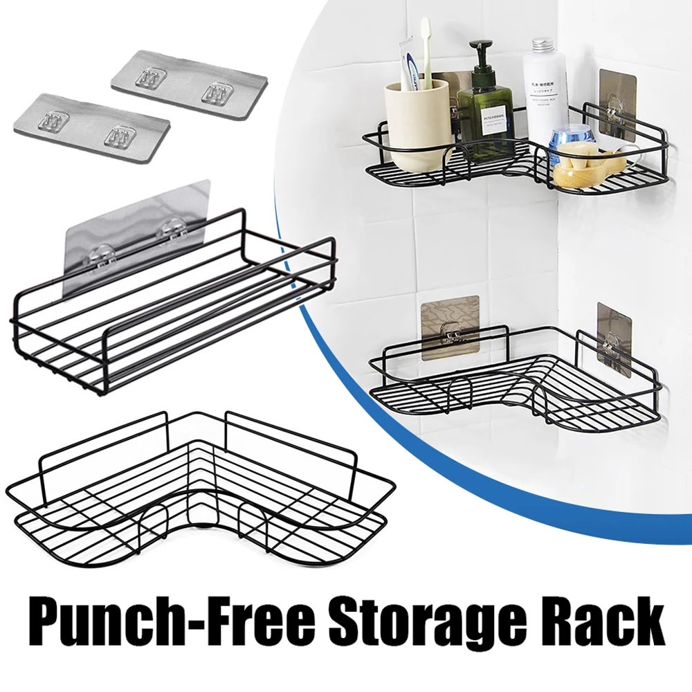 Bathroom Wallmounted Storage Rack/Easy Installation Large Capacity