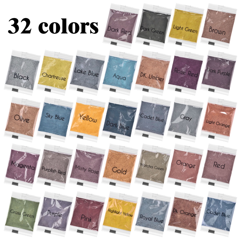 32 Color 2g DIY Concentrate Tie Dye Powder Color Change Color Dye For