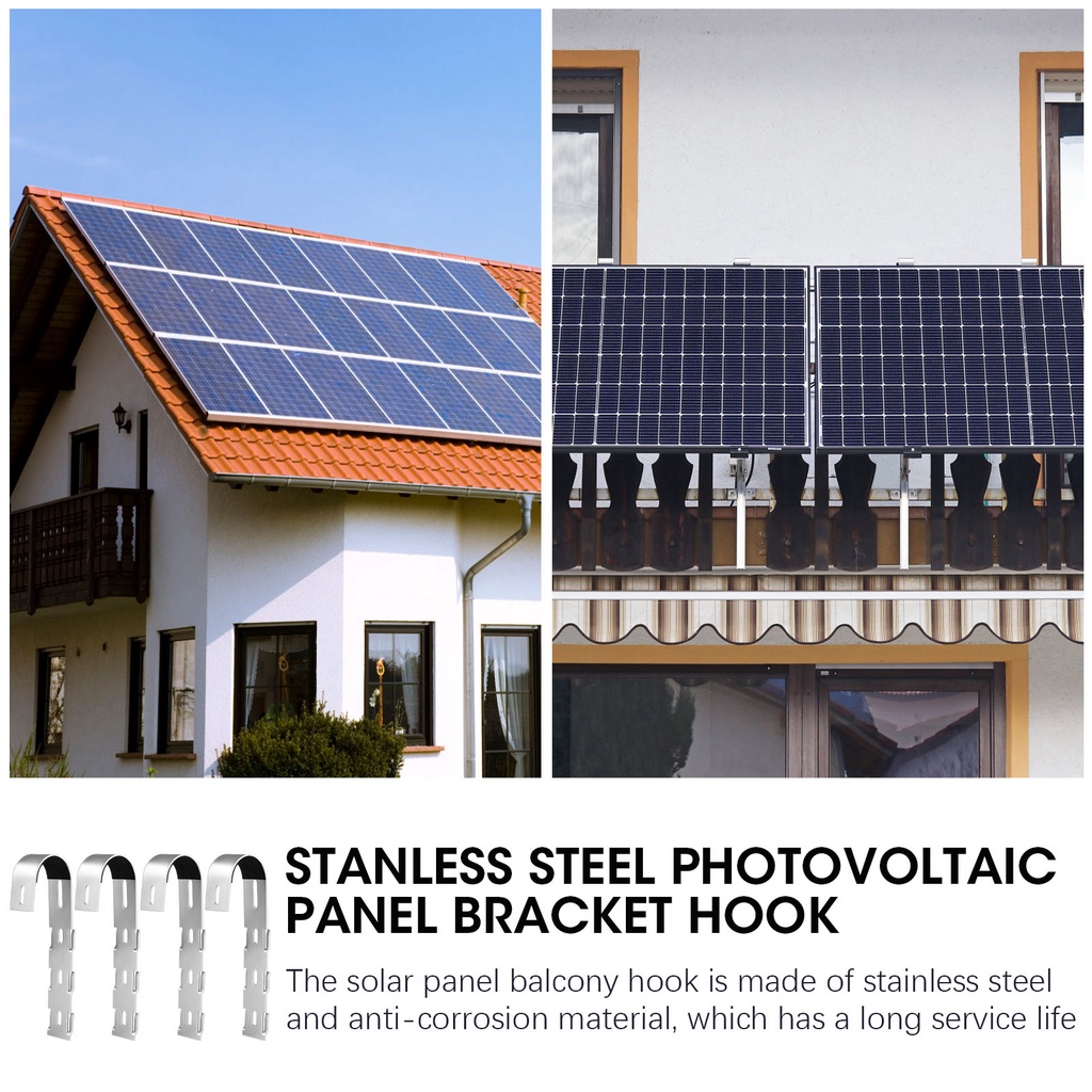 Rhine 304 Stainless Steel Balcony Railing Bracket Hook Solar ...