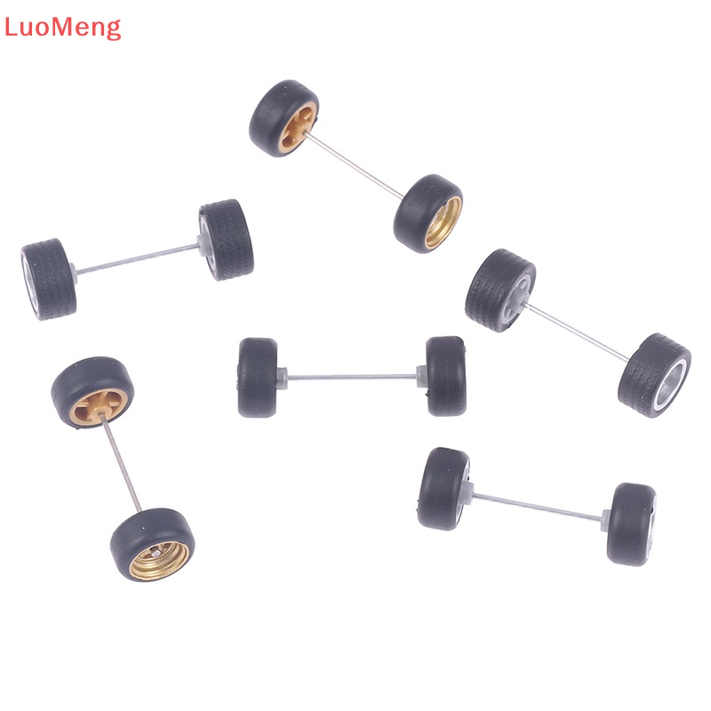 LuoMeng 1/64 Wheels For Hotwheels with Rubber Tire Model Car Modified ...