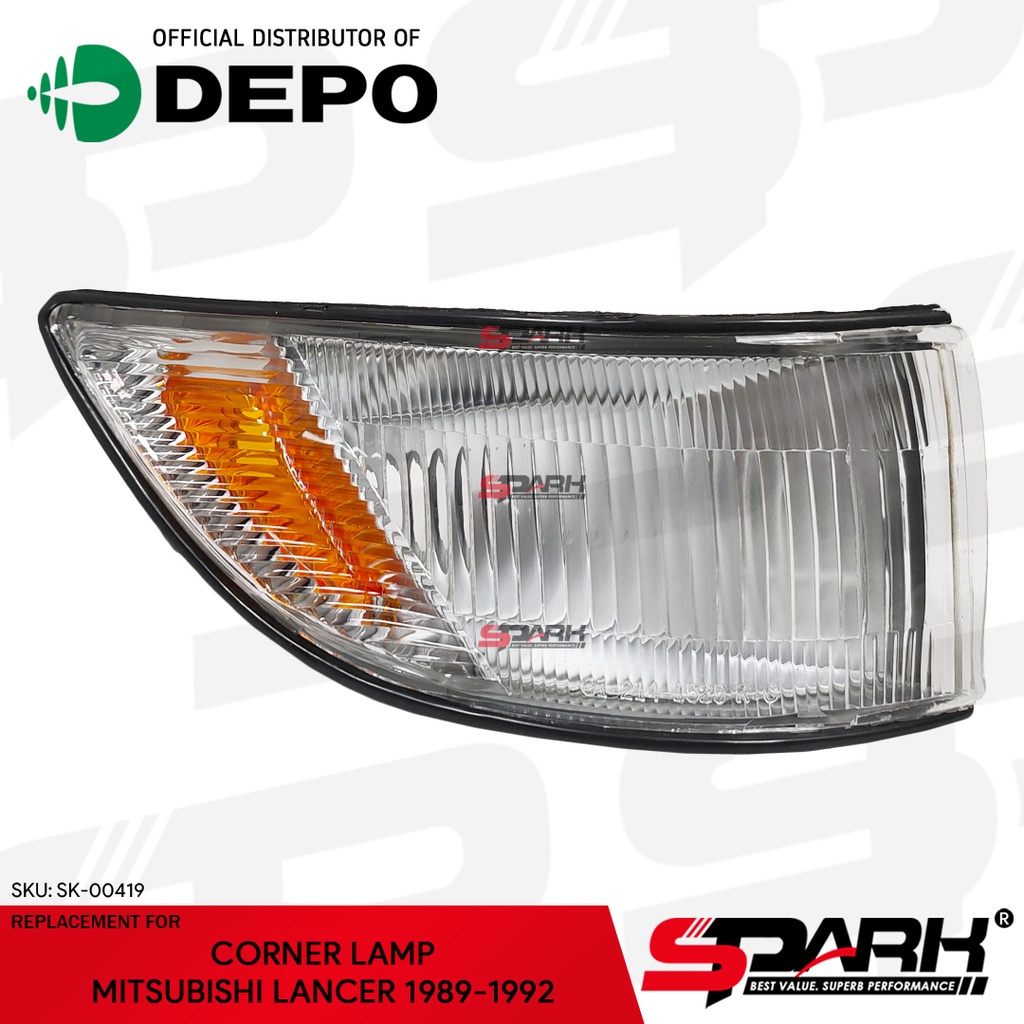 Amber Front Indicator Light – Driver Right Side, Fits Mitsubishi Colt / Lancer 1988-1992 (OEM-Style)