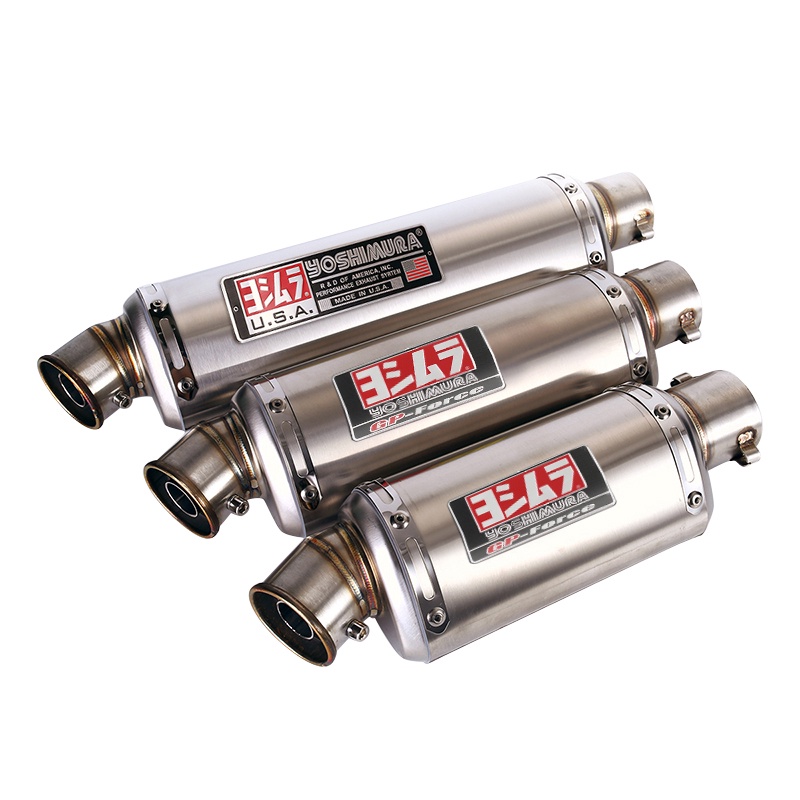 51mm Pipe Diameter Universal Motorcycle Exhaust Muffler Yoshimura Retro 