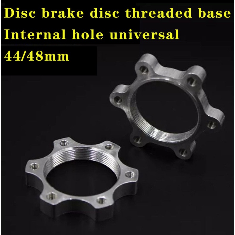 Bike Rotor Adaptor 44/48mm Aluminium Alloy MTB Threaded Hubs Disc Brake ...